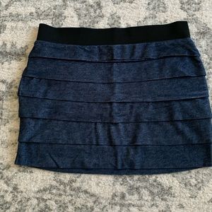 Ruffle mini skirt by express
